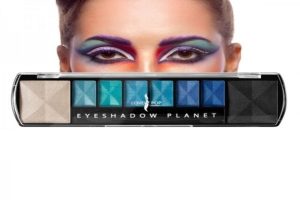 Lidschatten 8 Farben Schwarz Make Up Eyeshadow Kosmetik Highlighter Palette Nr.1